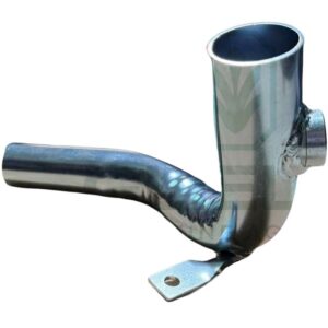 Tubo Acqua Inferiore In Ferro Trattore Fiat Someca 750, 850-Riferimento 8818461-Ø 38mm