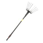 Abbacchiatore Olive Zanon KARBONIUM X LIGHT AL300/KXL, 2.7 Kg, Asta Telescopica da 210 Mt a 340 Mt, Kit Batterie Cordless