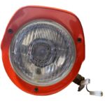 Coppia Fanali, Proiettori Anteriori Destro e Sinistro In Lamiera Trattore Fiat Serie Oro 640, 605C-12V-5118923-5118924-Lampada