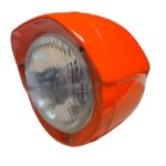Coppia Fanali, Proiettori Anteriori Destro e Sinistro In Lamiera Trattore Fiat Serie Oro 640, 605C-12V-5118923-5118924-Lampada