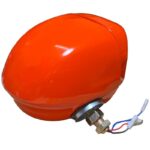 Coppia Fanali, Proiettori Anteriori Destro e Sinistro In Lamiera Trattore Fiat Serie Oro 640, 605C-12V-5118923-5118924-Lampada