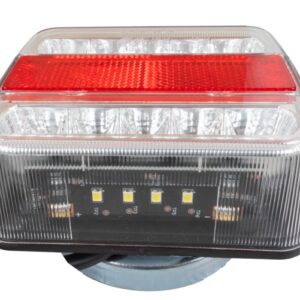 Kit Luci Posteriore a LED con Magnete-Cavo 7,5M+2,5M-Spina 7 Poli-Blister-AMA