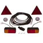 Kit Luci Posteriore Alogene -Cavo 7,5M+2,5M-Spina 7 Poli-Blister-AMA