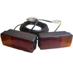 Kit Luci Posteriore Alogene -Cavo 7,5M+2,5M-Spina 7 Poli-Blister-AMA