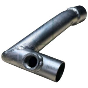 Tubo Acqua In Ferro Con Porta Rubinetto Trattore Fiat 411C, 415 Al 1300, Riferimento 4580705, 8825941, Ø 35 mm