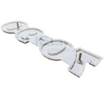 Stemma Logo Scritta Cofano Trattore Fiat 70-90, 70-90 DT, Riferimento 5132085 CNH Original