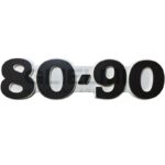 Stemma Logo Scritta Cofano Trattore Fiat 80-90, 80-90 DT, Riferimento 5132089 CNH Original