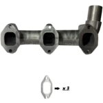 Collettore Scarico Trattore Fiat 580, 580 DT, 55-90, 55-90 DT, 60-90, 60-90 DT, Riferimento 4721811, 3 Guarnizioni