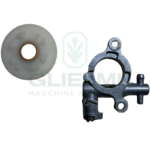 Pompa Olio Motosega Stihl MS020, MS200-Riferimento 11296403200-Ingranaggio-Adattabile-Kit- 3/8 91S 6 Denti-1/4 8 Denti