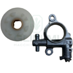 Pompa Olio Motosega Stihl MS020, MS200-Riferimento 11296403200-Ingranaggio-Adattabile-Kit- 3/8 91S 6 Denti-1/4 8 Denti