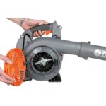 Soffiatore Aspiratore Oleo-Mac BV 250 25 cc – 1,3 HP, 70 m/s, 2 in 1 con Trituratore e Sacco Raccolta