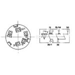 Quadro Avviamento Trattore Landini, Massey F.- 6500, C6500 -Rif.3305189M92-COBO