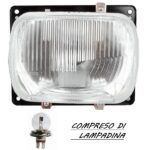 Fanale Faro Proiettore Trattore Fiat Serie 46-66-80-90-Riferimento Originale 5138349-2 Luci-191 mm x 135 mm