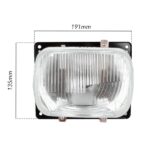Fanale Faro Proiettore Trattore Fiat Serie 46-66-80-90-Riferimento Originale 5138349-2 Luci-191 mm x 135 mm