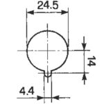 Faro da Lavoro Orientabile Trattore Fiat Serie 46, 56, 66, 76, 86-Riferimento Originale 5129461-Ø118 mm-COBO