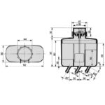 Serbatoio Vaschetta Olio Freni Trattore Same Explorer, Laser, Dorado, Con Tappo, Riferimento 0.257.6654.4/20