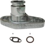Raccordo Pompa Acqua Tratore Fiat Serie Oro 540, 640, 505C, 605C, In Alluminio con Guarnizione e O-Ring – Ricambio Raffreddamento Motore Alta Resistenza Riferimento 4673807