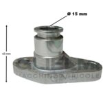 Raccordo Pompa Acqua Tratore Fiat Serie Oro 540, 640, 505C, 605C, In Alluminio con Guarnizione e O-Ring – Ricambio Raffreddamento Motore Alta Resistenza Riferimento 4673807