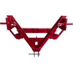 Triangolo Rotoballe AMA 94000 Attacco 3 Punti Cat I e II – Supporto Punte Trasporto Balle Robusto Universale Trattore